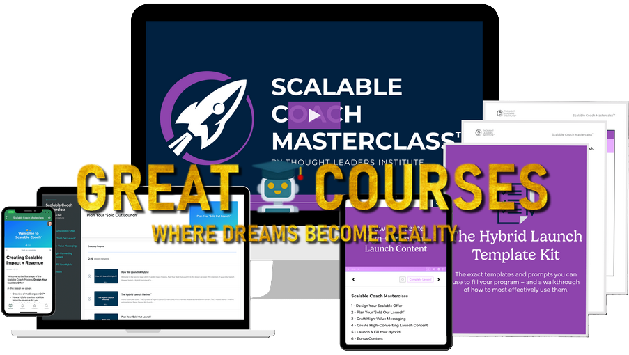 Scalable Coach Masterclass By Lucas Garvin & Jim Hohl - Free Download Course - Thought Leaders Institute Scalable Coach Masterclass By Lucas Garvin & Jim Hohl - Free Download Course - Thought Leaders Institute