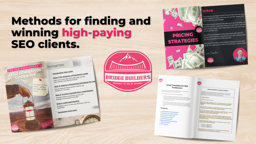 SEO Bridge Builders By Inkwell Content - Liam Carnahan - Free Download Course