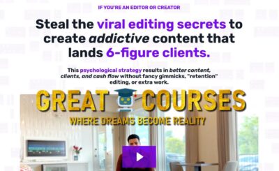 Elite Editor Academy By Editor Josh - Free Download Course