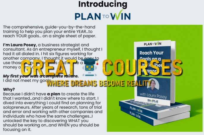 Plan To Win By Laura Posey - Free Download Course - The Last Course You'll Need To Grow Your Business!