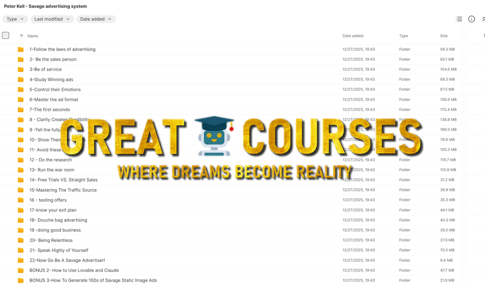 Savage Advertising System By Peter Kell - Free Download Course