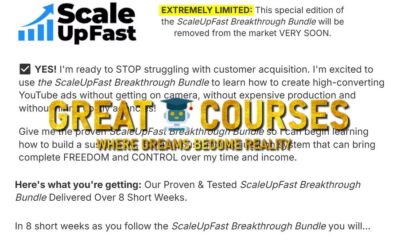 ScaleUpFast Breakthrough Bundle By Rob Jones - Free Download Course