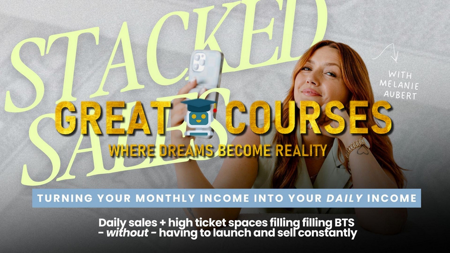 Stacked Sales By Melanie Aubert - Free Download Course