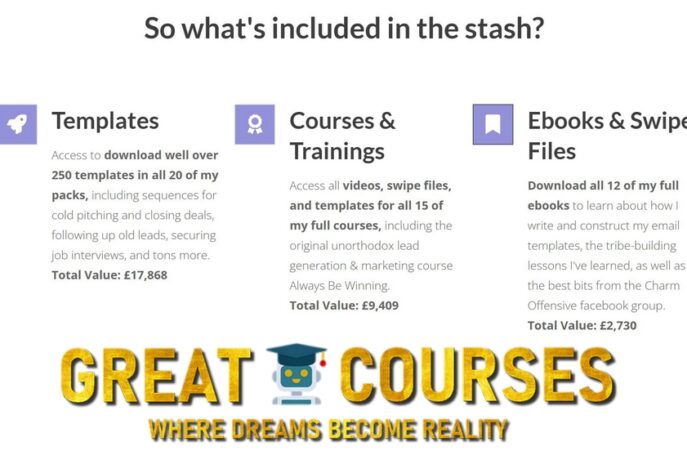 The Everything I’ve Ever Made Stash Bundle By Jon Buchan – Free Download All Courses & Templates - Charm Offensive