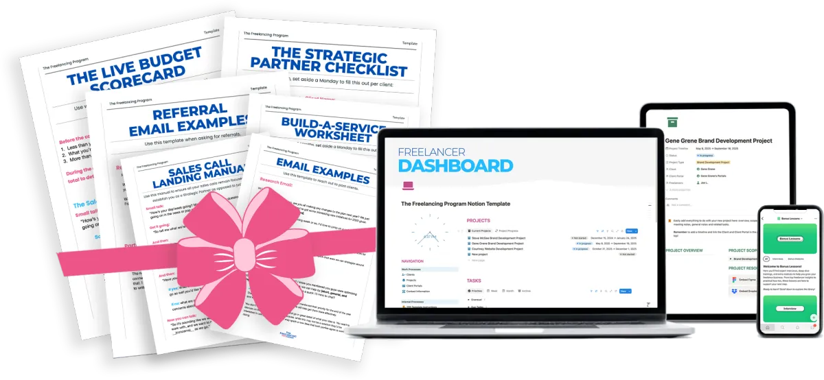 The Freelancing Program By Jamie Brindle - Free Download Course