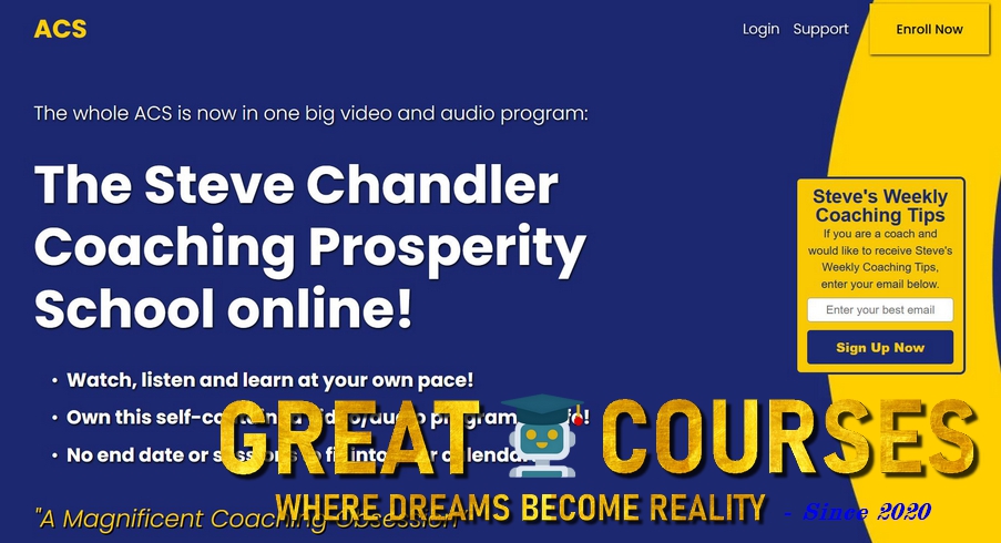 Coaching Prosperity School By Steven Chandler - Free Download ACS Course