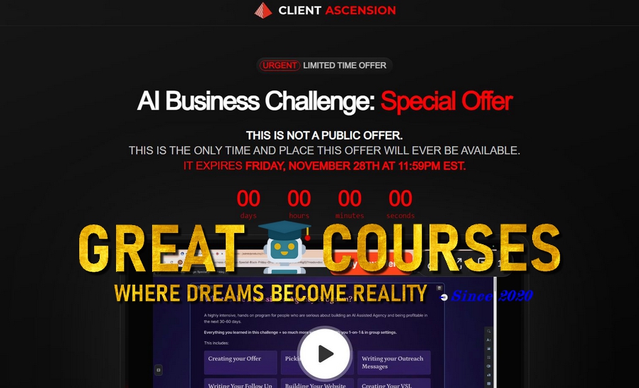 AI Assisted Agency Accelerator Program - Client Ascension By Daniel Fazio - Free Download Course