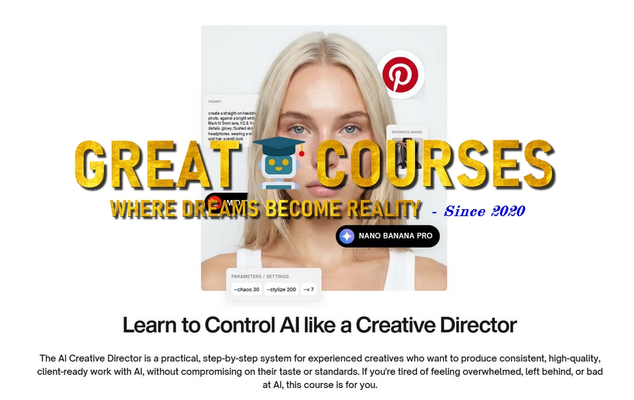 The AI Creative Director By Jamey Gannon - Free Download Maven Course - Build My AI Aesthetic - The AI Creative Director