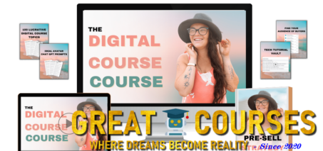 The Digital Course Course By Katie And Floyd - Free Download + Pre-Sell Your Course Copy Templates OTO