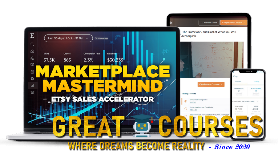 Etsy Marketplace Sales Accelerator Mastermind By Rich Khun - Hustle Ninjas - Free Download Course