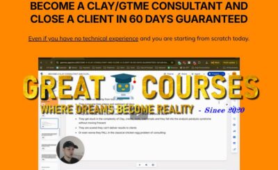 Clay Consultant Program By Michael Saruggia - Free Download Course + The 80/20 GTM Engineer Handbook