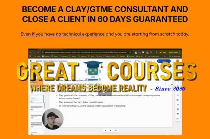 Clay Consultant Program By Michael Saruggia - Free Download Course + The 80/20 GTM Engineer Handbook