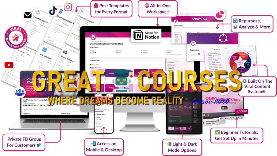 The Content Hub (Made For Notion) By Katya Varbanova - Free Download Course - Viral Marketing Stars