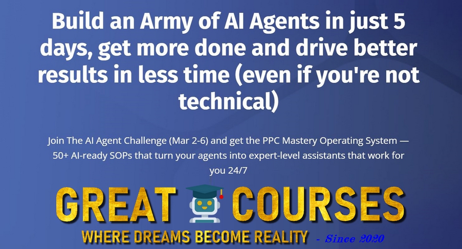 The PPC Hub By Miles McNair & Bob Meijer - Free Download AI Agent Course - PPC Mastery + The AI Agent Challenge