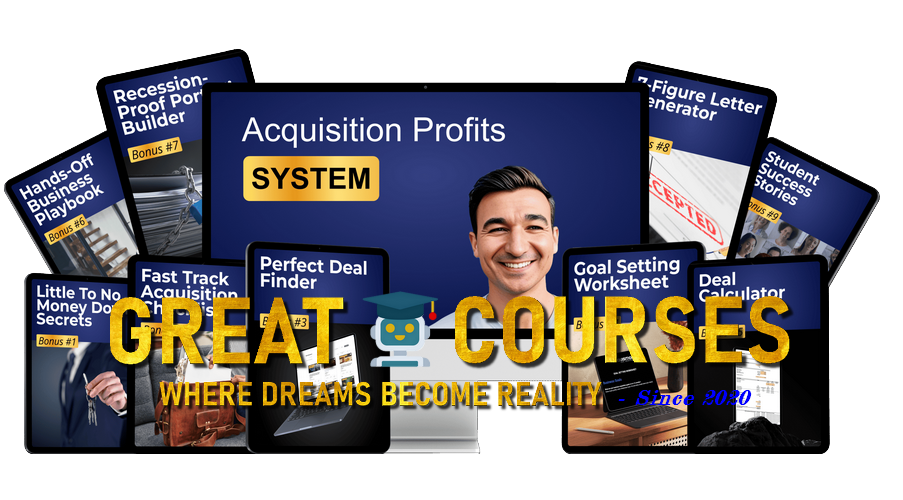 Acquisition Profits System By Ben Kelly - Free Download Course + All Bonuses