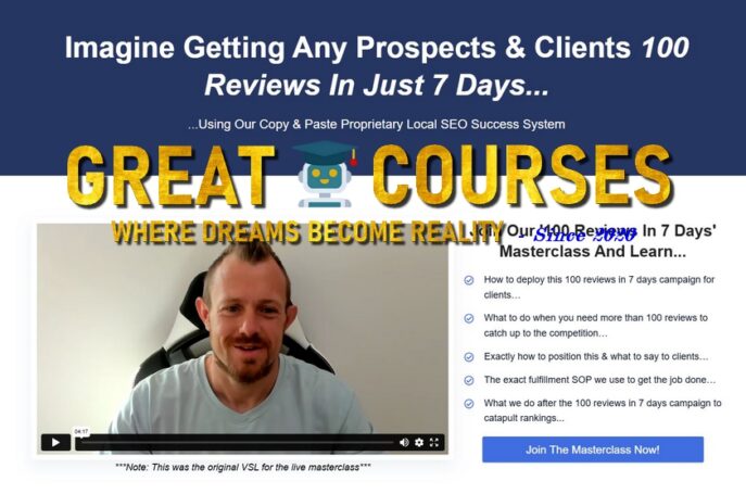100 Reviews In 7 Days Masterclass + Turn 100 Reviews Into $10K/Month Upsell By Joe Troyer - Free Download Course - Digital Triggers