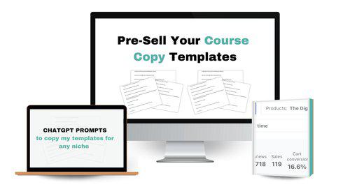 Pre-Sell Your Course Copy Templates Pre-Sell Your Course Copy Templates