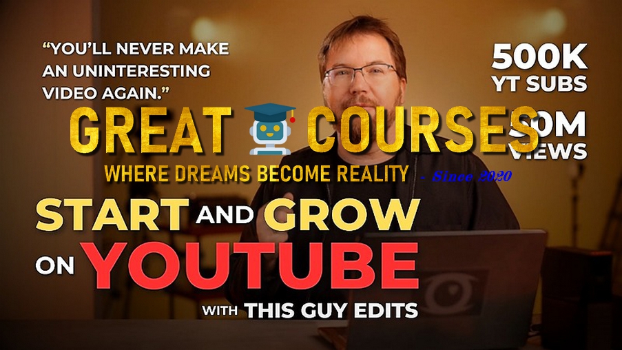 Start & Grow On YouTube: Storytelling & Editing By Sven Pape - Free Download Course - This Guy Edits
