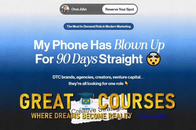 The Creative Strategist Playbook By Oren John - Free Download Course