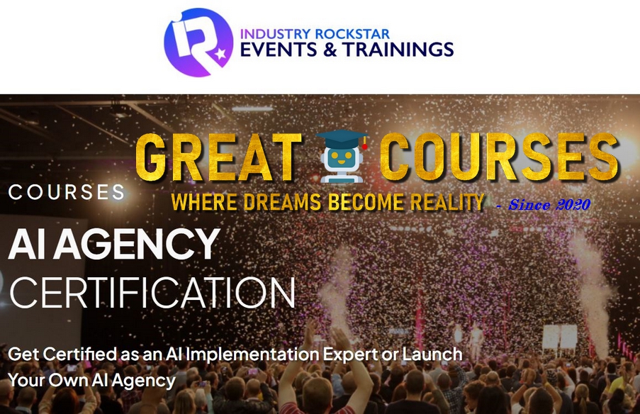 AI Agency Certification By Industry Rockstars - Free Download Course - Kane And Alessia Minkus