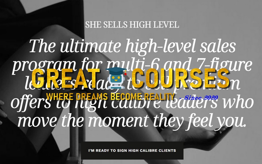 She Sells High Level By Stephanie Ann Swail - Free Download Course