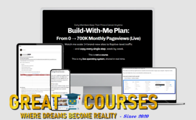 Build-With-Me Plan - From 0 → 700K Monthly Pageviews (Live) By NicheGrowNerd - Free Download Membership Course