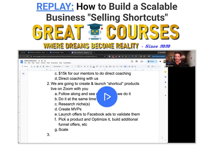 The AI Shortcut Method By Rob Jones & Gerry Cramer - Free Download Course