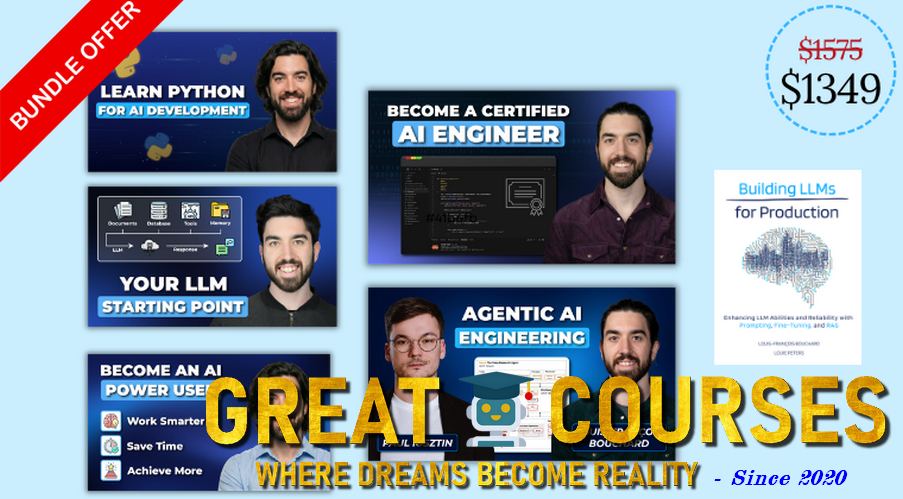 From Novice To Expert Full Stack AI Engineering Bundle By Louie Peters & Louis-François Bouchard - Free Download - Get It All Courses - Towards AI