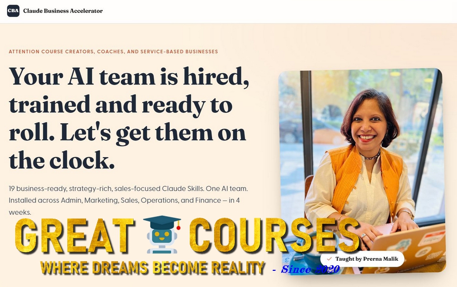 Claude Business Accelerator By Prerna Malik - Free Download Course