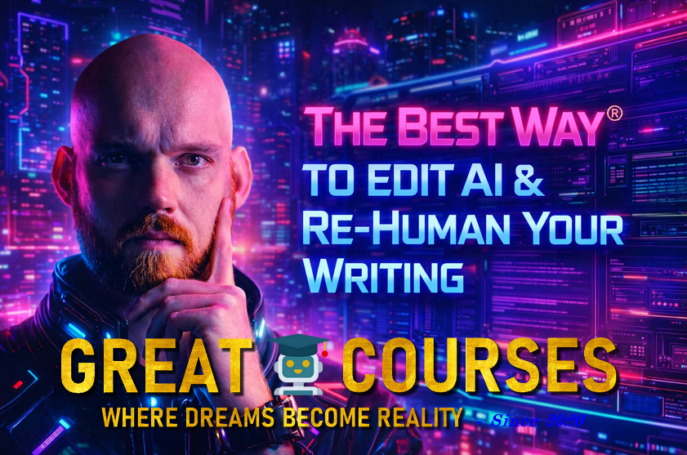 The Best Way To Edit AI & Re-Human Your Writing By Joshua Lisec - Free Download Course
