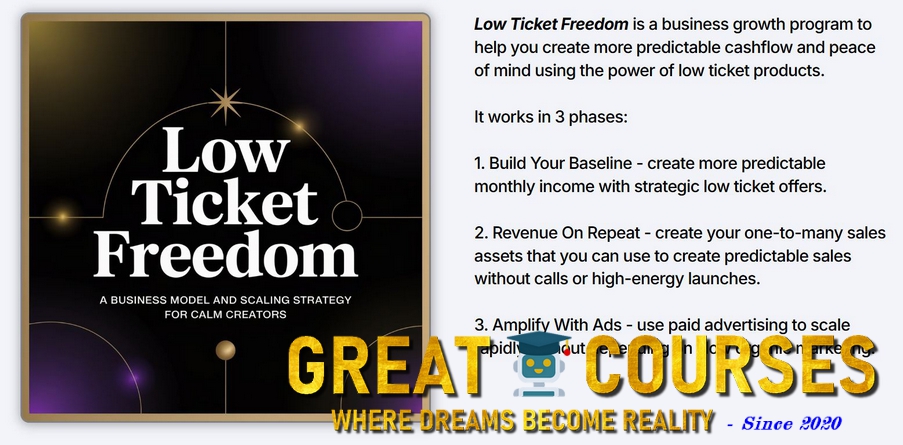 Low Ticket Freedom By Beau Norton - Free Download Course - Paid To Bring Peace Low Ticket Freedom By Beau Norton - Free Download Course - Paid To Bring Peace