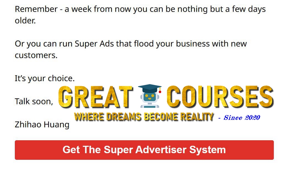 Super Advertiser System By Zhihao Huang - Free Download Course