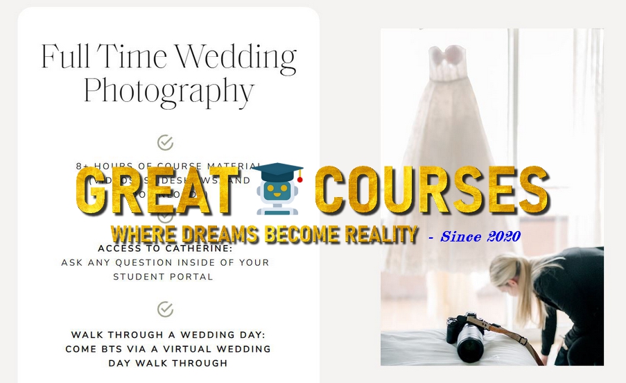 Full Time Wedding Photography By Catherine Guidry - Free Download Course