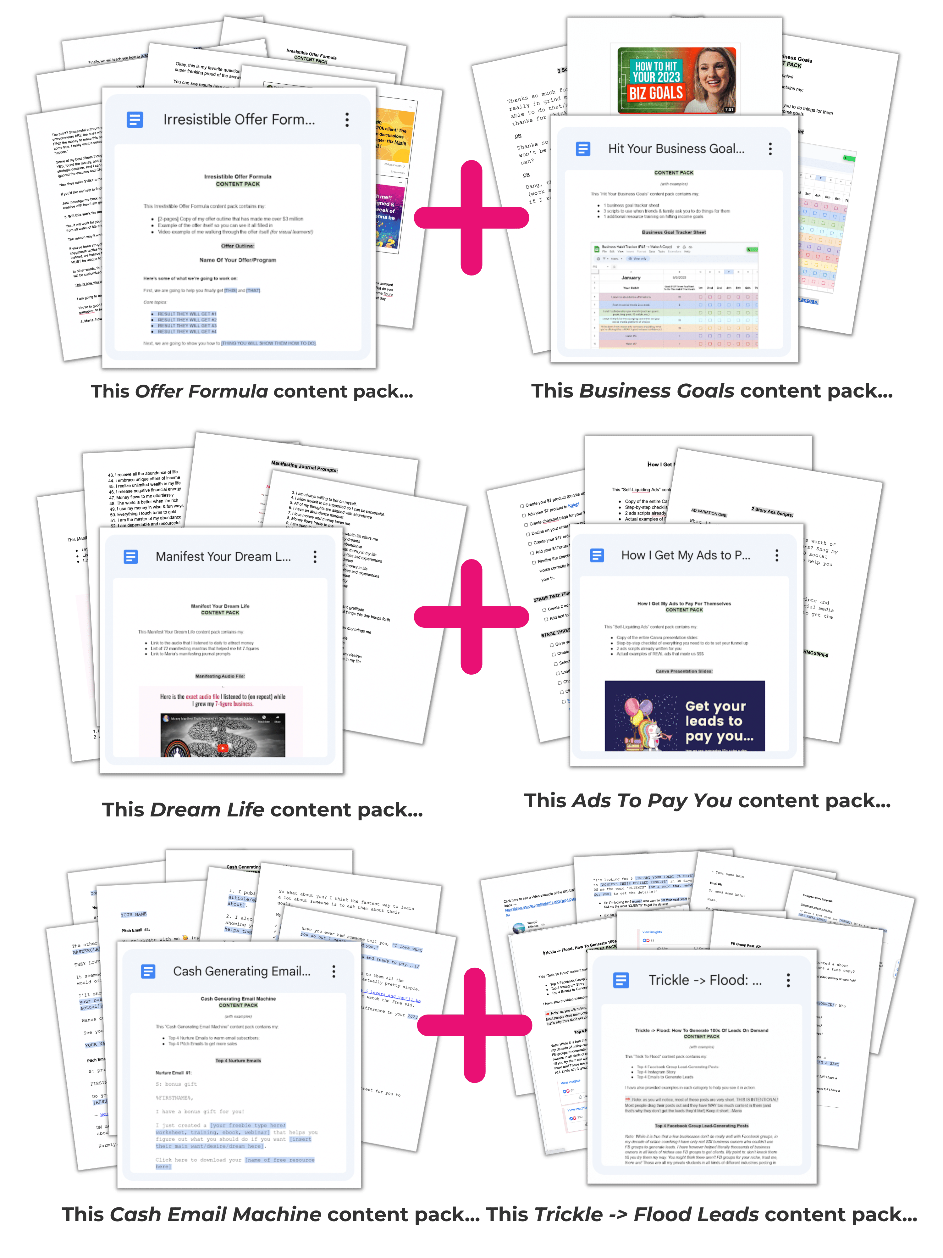 The Everything-Done-For-You Content Pack By Maria Wendt - Free Download Bundle