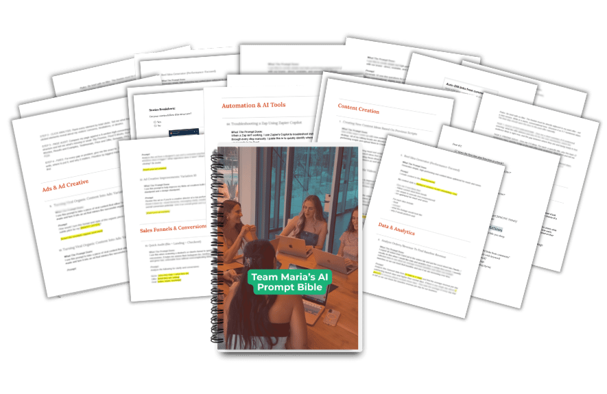 AI Money Maker By Maria Wendt - Free Download AI Course + Team Maria AI Prompt Bible