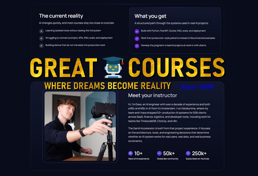 GenAI Accelerator By Dave Ebbelaar - Free Download AI Engineering Course - Datalumina