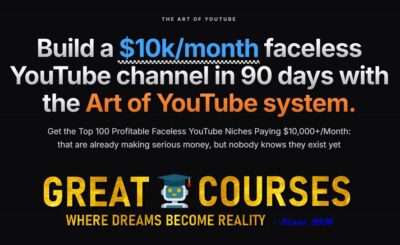 The Art Of YouTube By Tim Danilov - Free Download Faceless YT Course