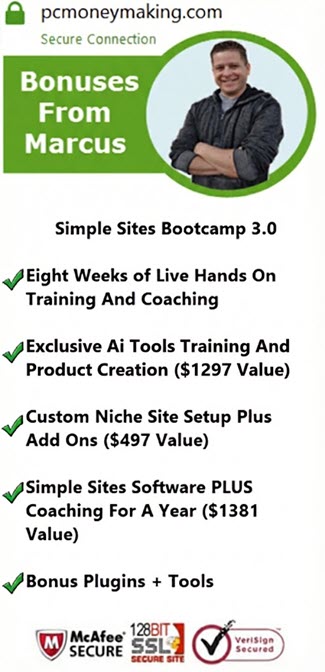 Simple Sites Bootcamp 3.0 By Affiliate Marketing Dude - Marcus Campbell - Free Download Course - Simple Sites Bootcamp 2026 - The 8-Week AI Intensive Simple Sites Bootcamp 3.0 By Affiliate Marketing Dude - Marcus Campbell - Free Download Course - Simple Sites Bootcamp 2026 - The 8-Week AI Intensive