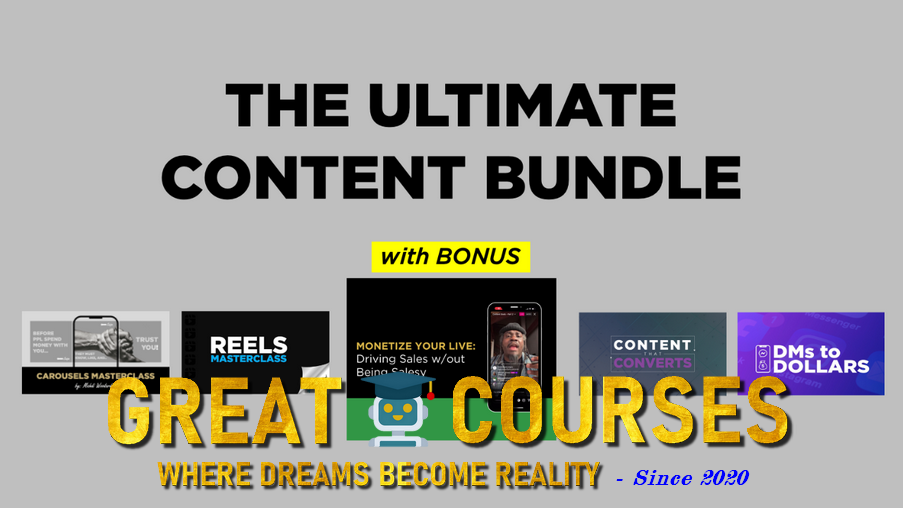 The Ultimate Content Bundle By Mahdi Woodard - Free Download Course - 100K Campaign The Ultimate Content Bundle By Mahdi Woodard - Free Download Course - 100K Campaign