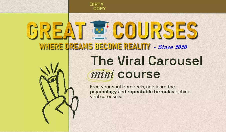 Viral Carousel - The Mini Course By Marisa Twentyman - Dirty Copy - Free Download Viral Carousel - The Mini Course By Marisa Twentyman - Dirty Copy - Free Download