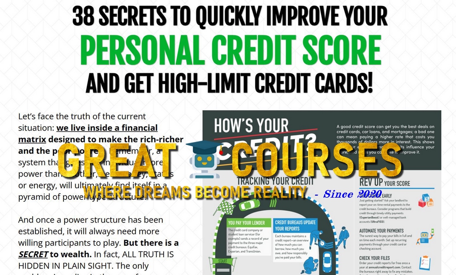High Credit Secrets By Jon Miller – Private Wealth Academy – Free Download PWA Course
