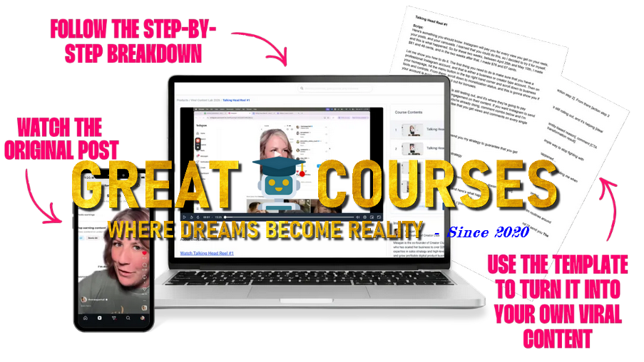 Instagram Content Vault By Meagan Hall - Free Download Course + The 100k View Hook Vault