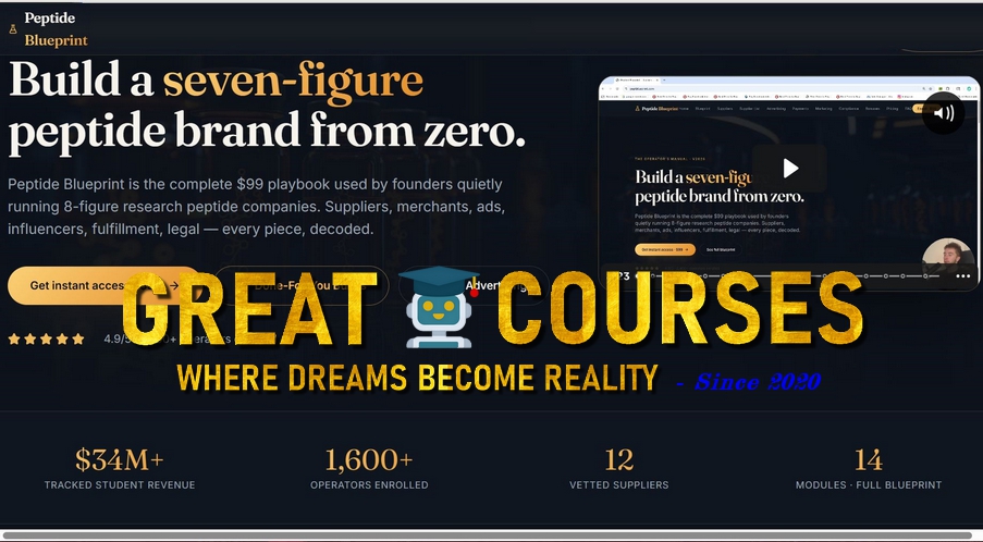 Peptide Blueprint Course By Tristan - Free Download Peptide Blueprint Course By Tristan - Free Download