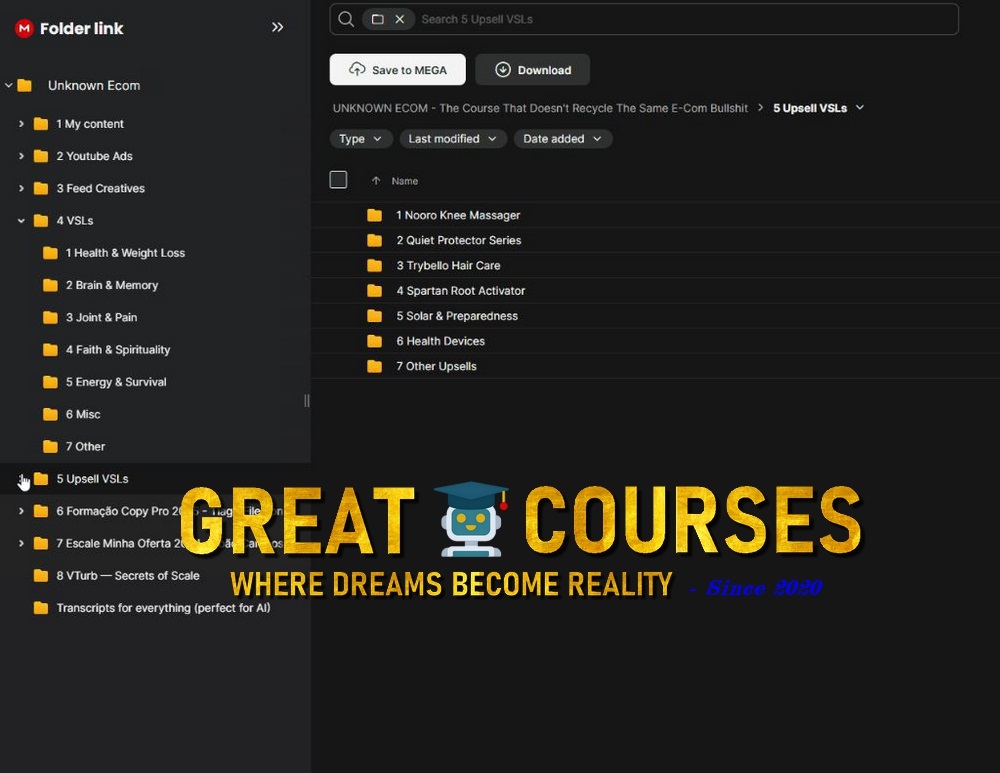 Unknown Ecom - Free Download Course + All VSLs - Inspired By João Campos