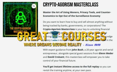 Crypto-Agorism Masterclass By John Bush - Free Download Course - Live Free Academy