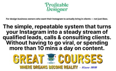 Profitable Designer By Patrick O'Connell - Free Download Course