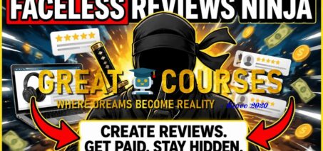 Faceless Reviews Ninja - Free Download Course - The Faceless Product-Review Bundle