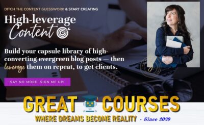 High-Leverage Content By Jana O - Free Download Course