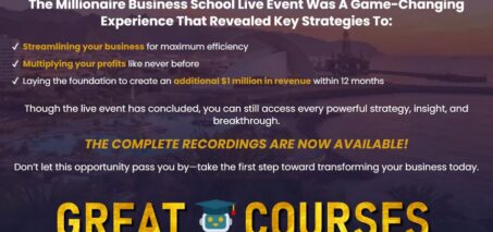Millionaire Business School By Peter Sage - Free Download MBS Recordings Course