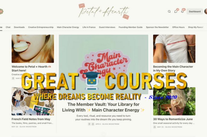 How To Take Your Substack Full-Time By Olivia Wickstrom - Free Download Course - Petal + Hearth